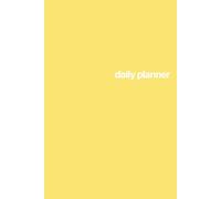 Flexible Daily Planner Notebook | Undated | 6 x 9 in | Two-Page Layout: Pre-Filled Hourly Schedule and Open Daily Sections | 100 Pages