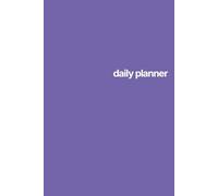 Flexible Daily Planner Notebook | Undated | 6 x 9 in | Two-Page Layout: Pre-Filled Hourly Schedule and Open Daily Sections | 100 Pages