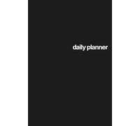 Flexible Daily Planner Notebook | Undated | 6 x 9 in | Two-Page Layout: Pre-Filled Hourly Schedule and Open Daily Sections | 100 Pages