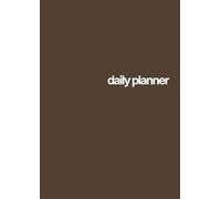 Flexible Daily Planner Notebook | Undated A4 Two-Page Layout with Hourly Schedule and Open Daily Sections (200 Pages)
