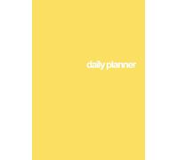 Flexible Daily Planner Notebook - Undated A4 Two-Page Layout with Hourly Schedule and Open Daily Sections (200 Pages)