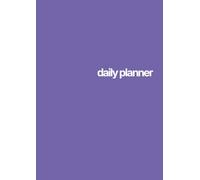 Flexible Daily Planner Notebook - Undated A4 Two-Page Layout with Hourly Schedule and Open Daily Sections (200 Pages)