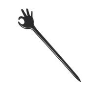 Flexible Dark Addition Secure Mariage Coiffure Réponse pour les incidents en plein air Rassemblements formels Clip noir élégant pour conjoints