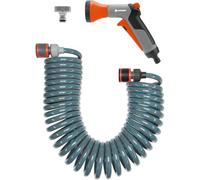 Gardena 4647-20 Tuyau d'arrosage en spirale avec pistolet arroseur et accessoires 10 m