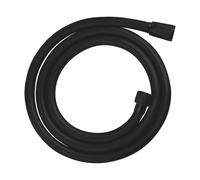 GROHE VitalioFlex Trend, Flexible de douche 1500mm, Surface lisse, Résistance jusqu'à 5 bars, Anti-pliures, Noir Mat, 287412432