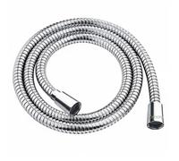 Flexible de Douche 2 m Extensible - Tuyau Inox Antitorsion, Universel ½"", Anti-Enroulement, Haute Résistance, Facile à Installer