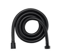 Flexible de Douche Dokour Shower Hose Stretchable Plumbing Stainless Steel Pipe Bathroom Accessories Tube Connection 1/2 Flexible Toilet WC pour salle bain(2m black)