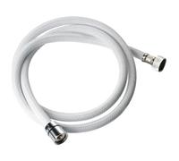 Flexible de douche en nylon blanc 150 cm