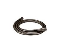 Flexible de douche Herzbach LIVING SPA en plastique, 160 cm, réf. 21.935300.1.40, avec raccord pivotant, acier noir.