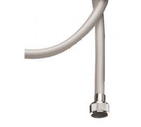 Flexible de douche nylon tressé blanc DISFLEX