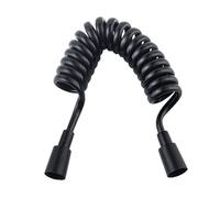 Flexible de douche pour bidet - 300 cm - Design spirale - Connecteur G1/2 - Multicolore - Anti-fuite parfait pour salle de bain