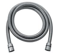 ROUSSEAU Flexible de douche 1,5-1,85m double agrafage en inox chromé