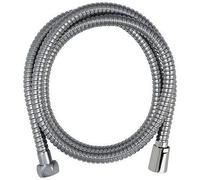 Flexible de douche - ROUSSEAU - Écrous métal anti-torsion - Réducteur de débit - Longueur 1m50 - Inox chromé double agrafage