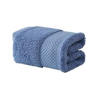 Flexible De Douche Serviette de visage douce et absorbante en pur coton for adulte Nettoyant bain for le Ménage(Blue)