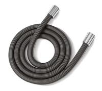 Flexible de Douche Tuyau Flexible de douche en Nylon 1.5/2M, Tube haute pression Super léger G1/2, tuyau universel, accessoires salle bains(Dark Grey,2M)