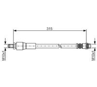 BOSCH 1 987 476 032 Flexible de frein