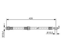 Bosch Flexible de frein 1 987 476 166