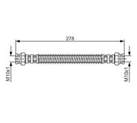 BOSCH 1 987 476 850 Flexible de frein