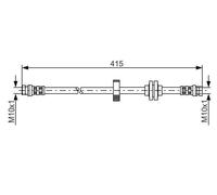 BOSCH 1 987 476 999 Flexible de frein