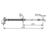 BOSCH 1 987 481 414 Flexible de frein