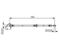BOSCH 1 987 481 497 Flexible de frein