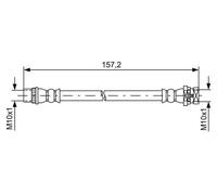 BOSCH 1 987 481 624 Flexible de frein