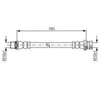 BOSCH 1 987 481 682 Flexible de frein