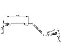 BOSCH 1 987 481 717 Flexible de frein