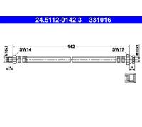 ATE 24.5112-0142.3 Flexible de frein