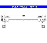 Flexible de frein 24.5201-0100.3 ATE pour BMW 8 7 5 5 Touring
