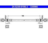 Flexible de frein 24.5239-0190.3 ATE pour CITROËN PEUGEOT