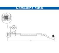 ATE 24.5296-0257.3 Flexible de frein