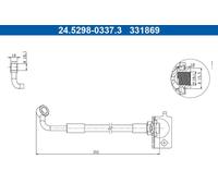 Flexible de frein 24.5298-0337.3 ATE