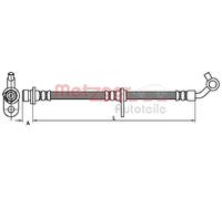 METZGER 4110499 Flexible de frein