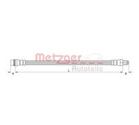 Flexible de frein METZGER 4110933