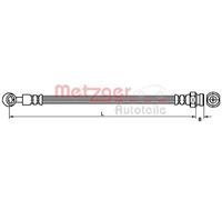 Flexible de frein 4111030 METZGER pour HYUNDAI ATOS