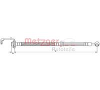 Flexible de frein 4111049 METZGER pour HYUNDAI i10 I
