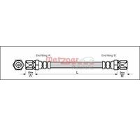 Flexible de frein METZGER 4111677