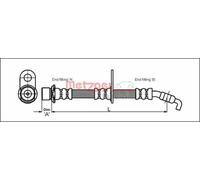 Flexible de frein METZGER 4112199