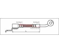 METZGER 4113523 Flexible de frein