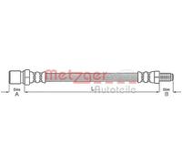 Flexible de frein 4118447 METZGER pour FIAT CINQUECENTO SEICENTO / 600