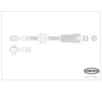 CORTECO 49371485 Flexible de frein