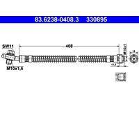 Flexible de frein 83.6238-0408.3 ATE pour VW TOUAREG