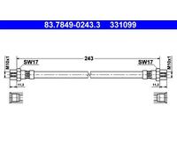 Flexible de frein ATE 83.7849-0243.3