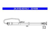 Flexible de frein ATE 24.5152-0318.3