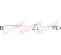 Flexible de frein avec filetage intérieur/taraudage 32.813 QUICK BRAKE pour FIAT