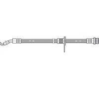 Flexible de frein avec filetage intérieur/taraudage 50.877 QUICK BRAKE pour OPEL