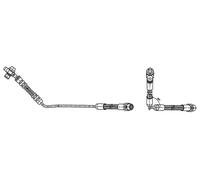 Flexible de frein avec filetage intérieur/taraudage 59.942X QUICK BRAKE pour BMW