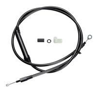 Flexible de frein de moto Câble Mokitdora modèles Convient pour Harley Touring Cam Evolution transmission 5 vitesses embrayage mécanique(164cm Black)