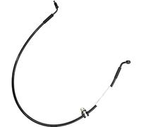 Flexible de frein de moto Durite de frein supérieure avant compatible avec les modèles Harley-Davidson Softail FLDE, Fat Boy 114, FLFB S Slim, FLSL Sport Glide et FLSB (2018)(Black Plus 10 Inch)